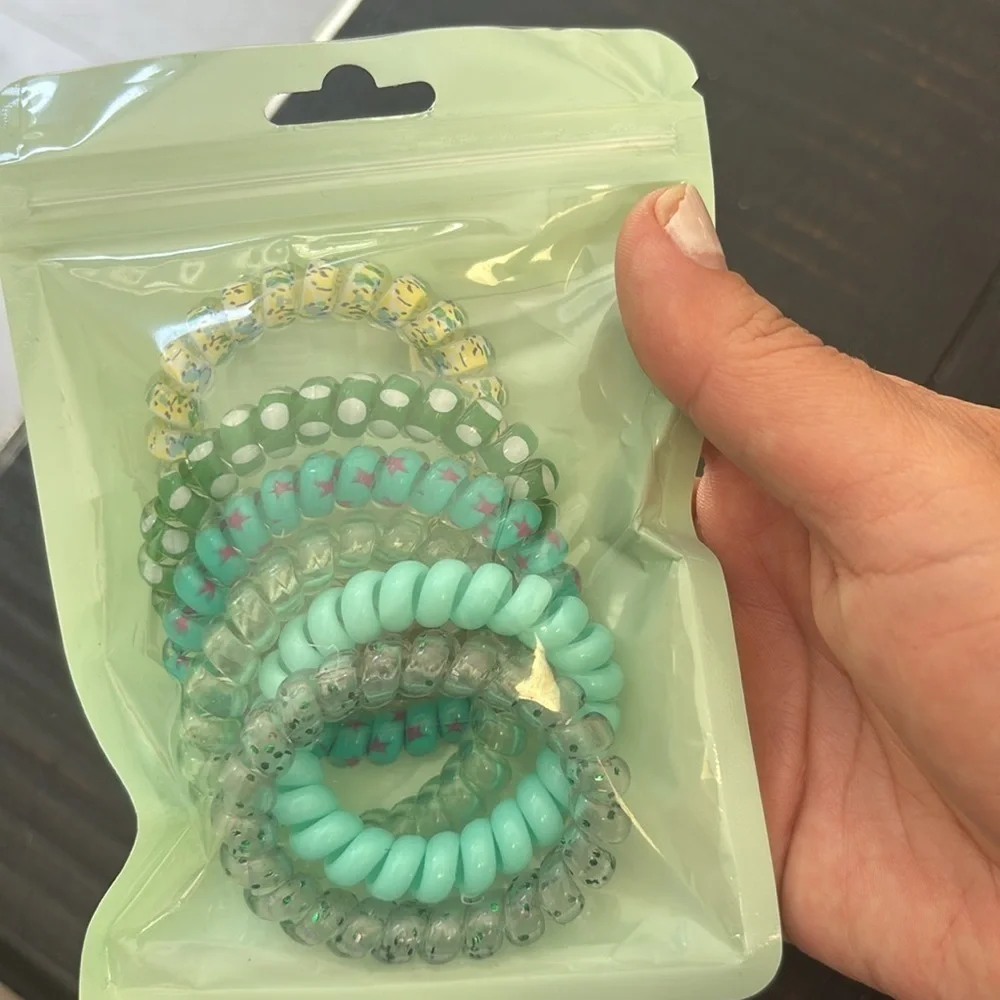 12 Spiral Hair Scrunchie | non damage hair tie